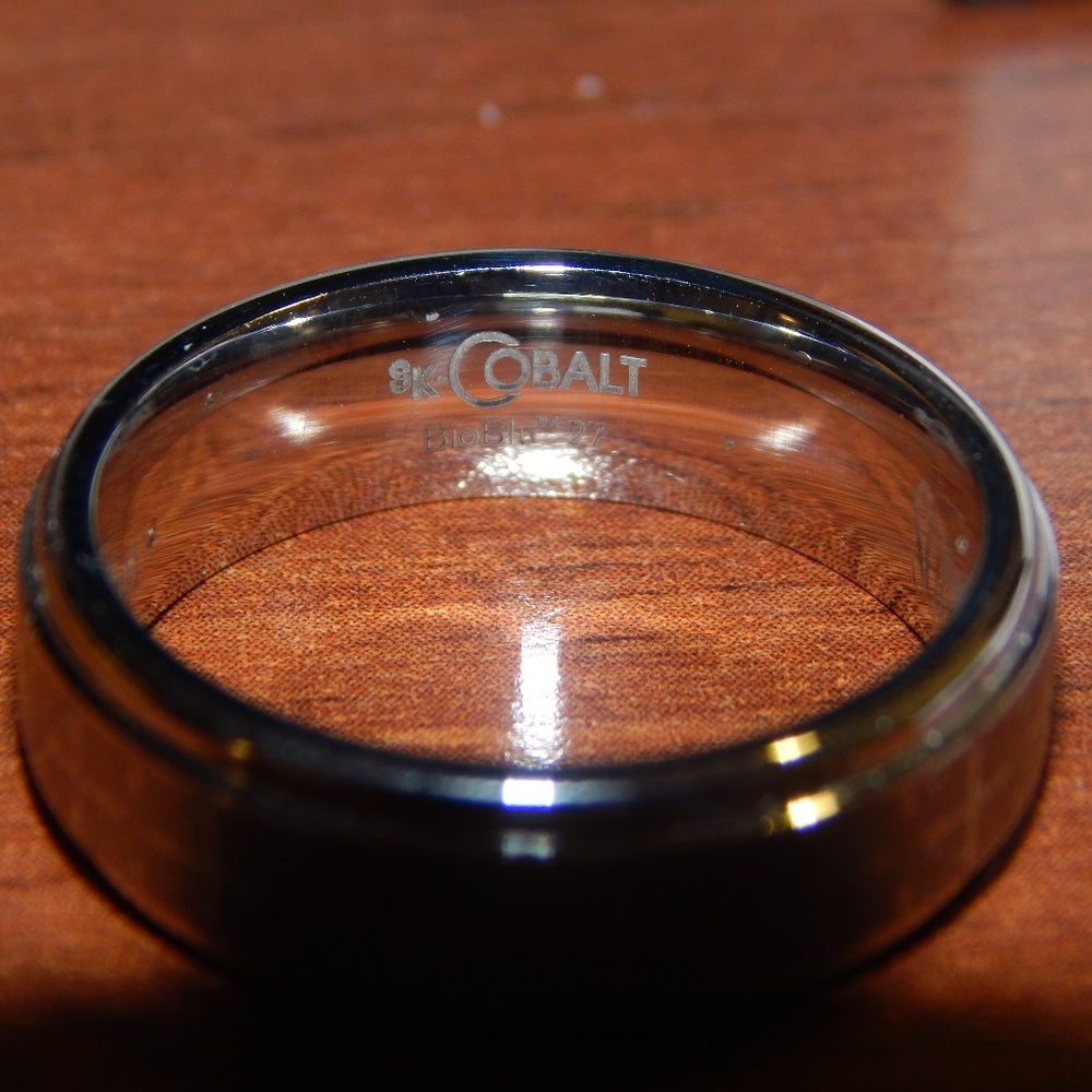 Men Scott Kay Ring Band Cobalt Collection - Picture 5 of 8